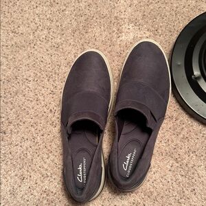 Clarks Women's Flats in Dark Blue